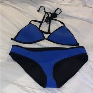 Triangl Bikini set! Royal blue color